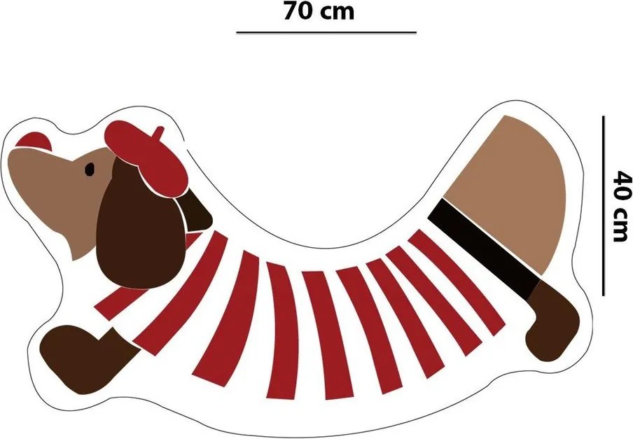 Dywanik łazienkowy 40x70 cm Dogroll – Foutastic