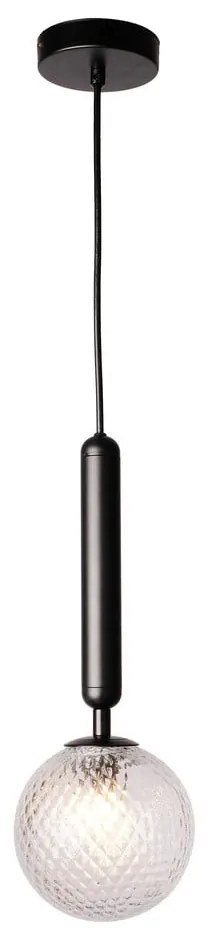Czarna lampa wisząca SULION Musa, wys. 150 cm