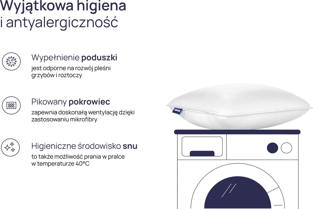 Poduszka NOMO Classic 70x80