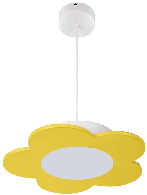 Żółta lampa wisząca kwiat dla dziewczynki - S200 L0-H86
