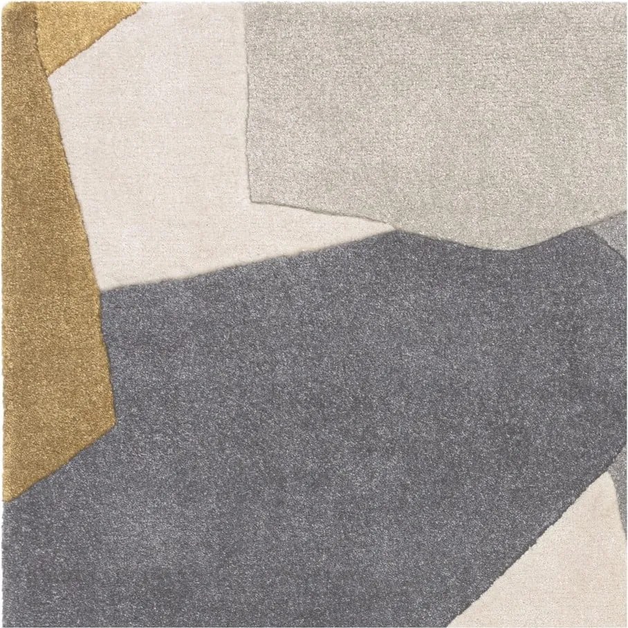 Dywan z włókien z recyklingu tkany ręcznie w kolorze ochry/szary 160x230 cm Romy – Asiatic Carpets