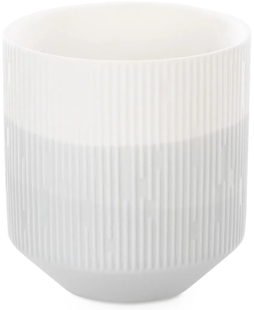 Ceramiczna doniczka FINO szara