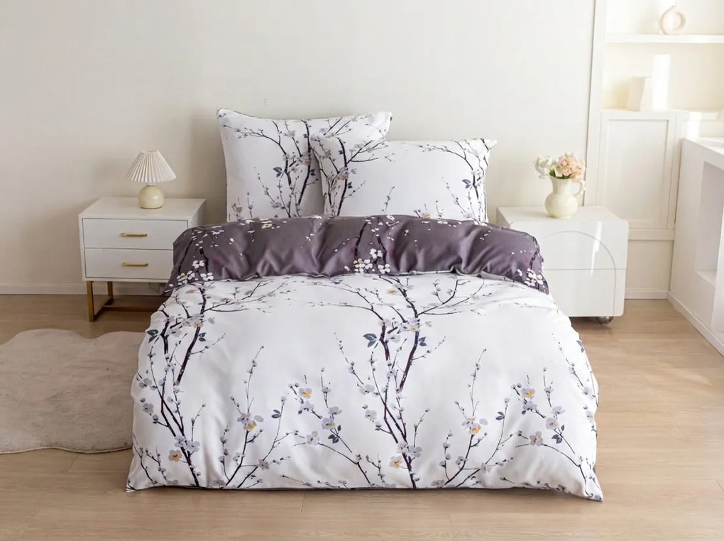 PrzytulneMieszkanie.pl PrzytulneMieszkanie.pl Pościel z mikroflanelu PAVUNI biała Rozmiar pościeli: 70 x 90 cm | 140 x 200 cm