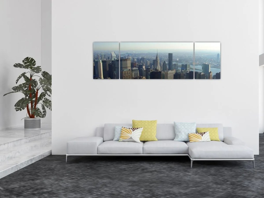 Obraz - Manhattan za dnia (170x50 cm)