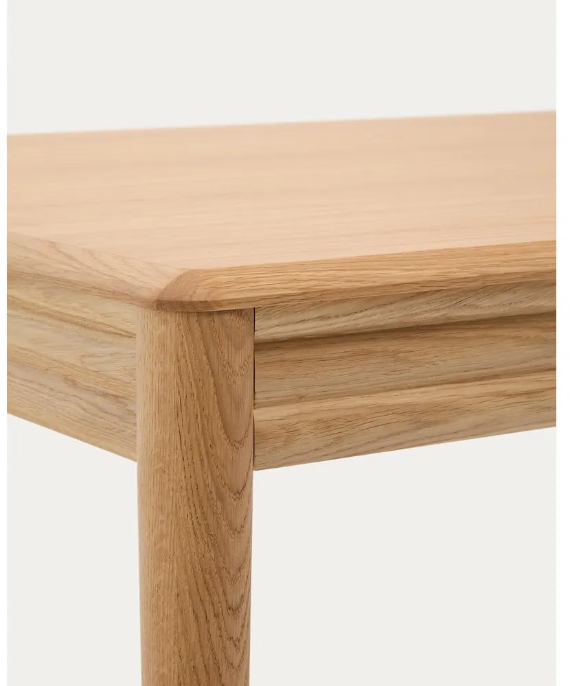Rozkładany stół z dodatkowym blatem w dekorze dębu 90x160 cm Lenon – Kave Home