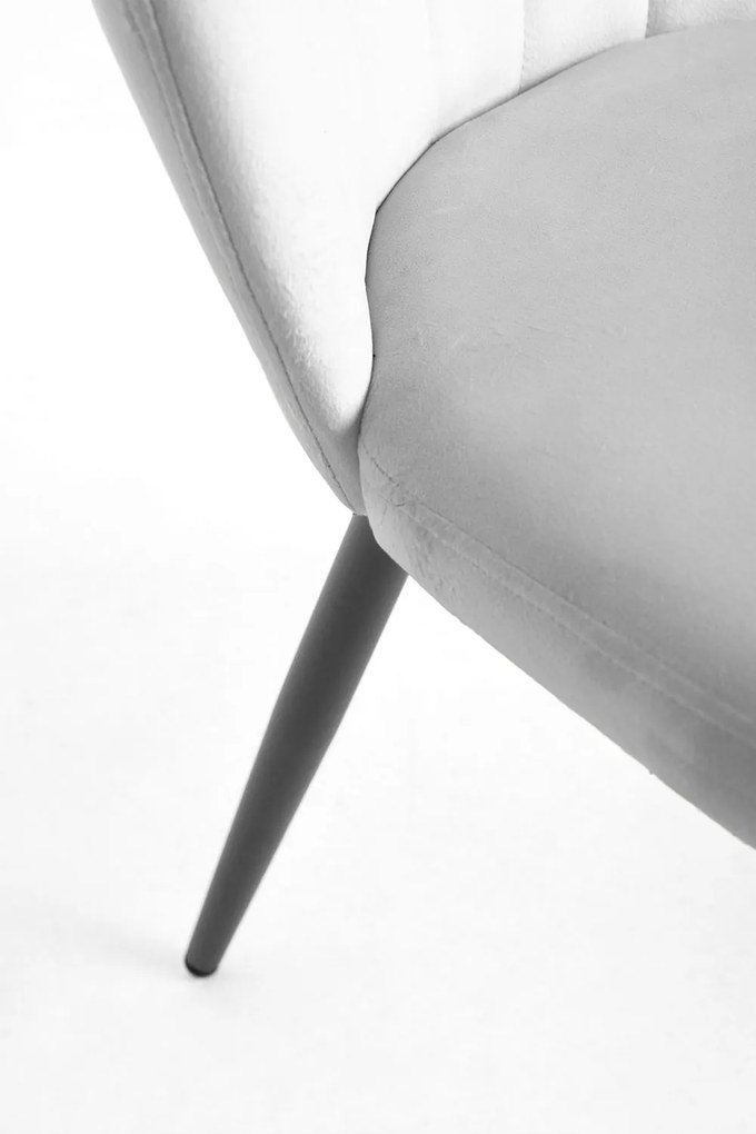 Zestaw 4 Krzese Luk Aksamitne