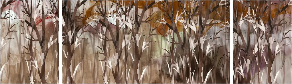 Obraz - Drzewa (170x50 cm)