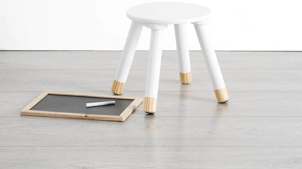 Taboret dla DZIECKA - stołek czteronożny, wysokość: 26 cm, Ø 24 cm
