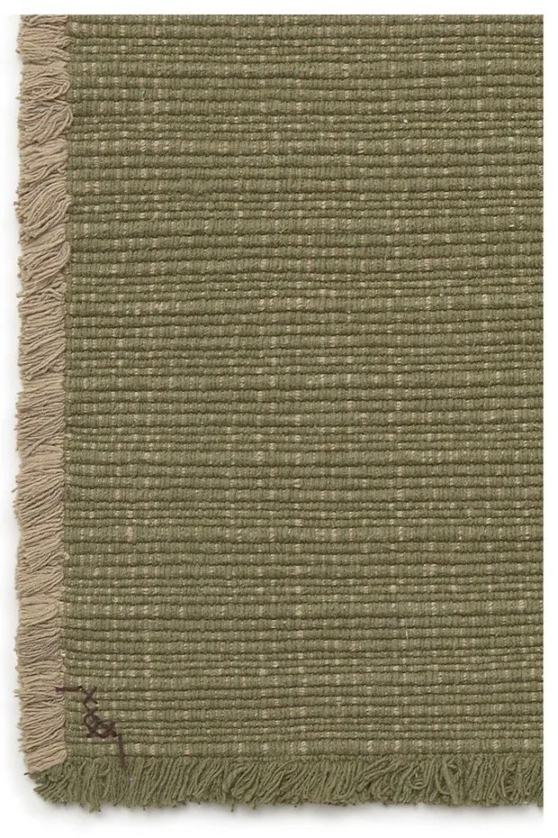 Bawełniany dywan tkany ręcznie w kolorze khaki 170x240 cm Handloom – Lorena Canals
