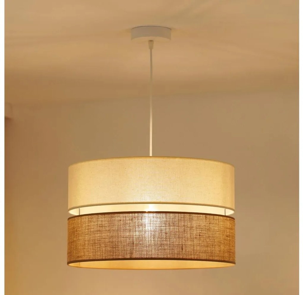 Brilagi - Lampa sufitowa ROYAL YUTE 1xE27/15W/230V pr. 40 cm beż/krem