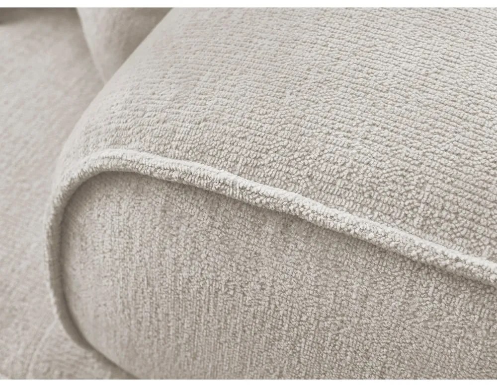 Beżowa sofa z tkaniny szenilowej 237 cm Whesley – Bobochic Paris