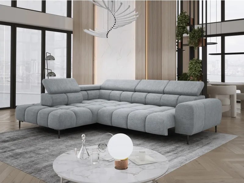 Narożnik PLAZA L Lewostronny w tkaninie CLOUD 81 WERSAL