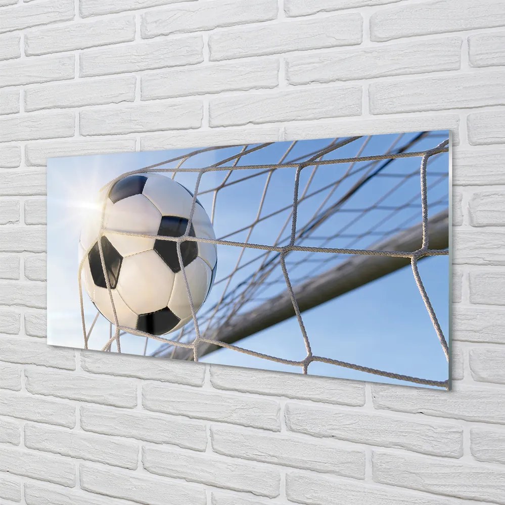 Szklany Panel Siatkówka pod Błękitnym Niebem