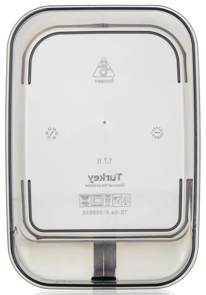 Banquet Pojemnik do przechowywania z uchwytem ZOYA1,7 l, dymny, 1,7 l