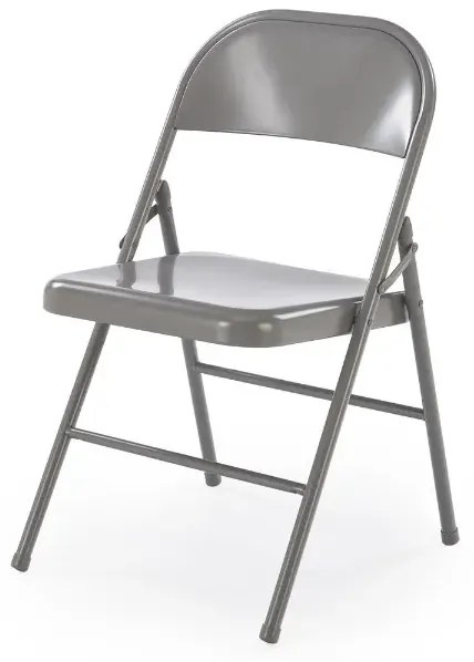 Krzesło metalowe K565 szare składane HALMAR