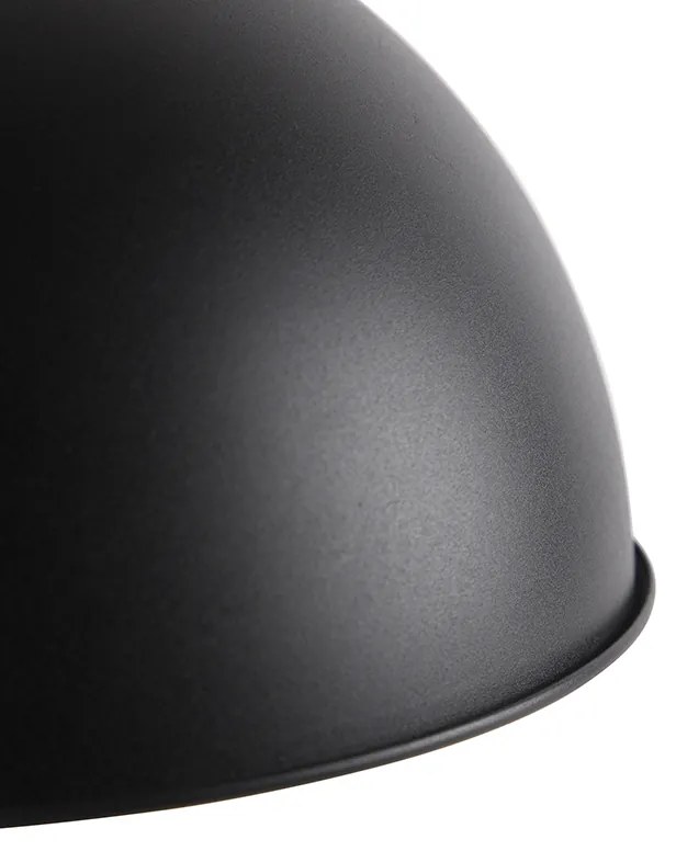 Lampa stołowa retro czarna ze złotem - Magnax