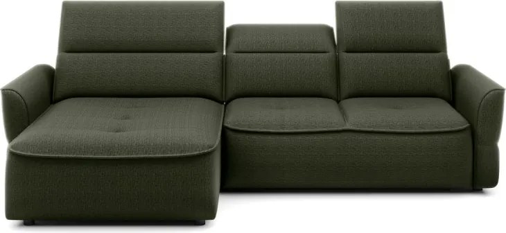 Narożnik MURILLO S Mini z elektryczną regulacją siedziska Lewostronny w tkaninie VOGUE 11 WERSAL