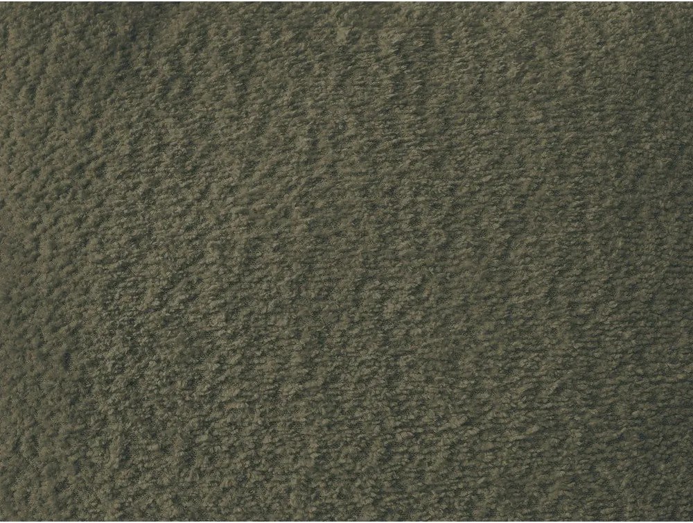 Zielony narożnik z materiału bouclé (lewostronny/z szezlongiem) Azra – Bobochic Paris