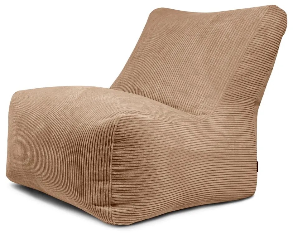Brązowy sztruksowy worek do siedzenia Seat 100 Lounge – SLOWDOWN