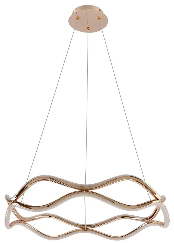Lampa wisząca LED w kolorze mosiądzu ø 50 cm Vave – Candellux Lighting
