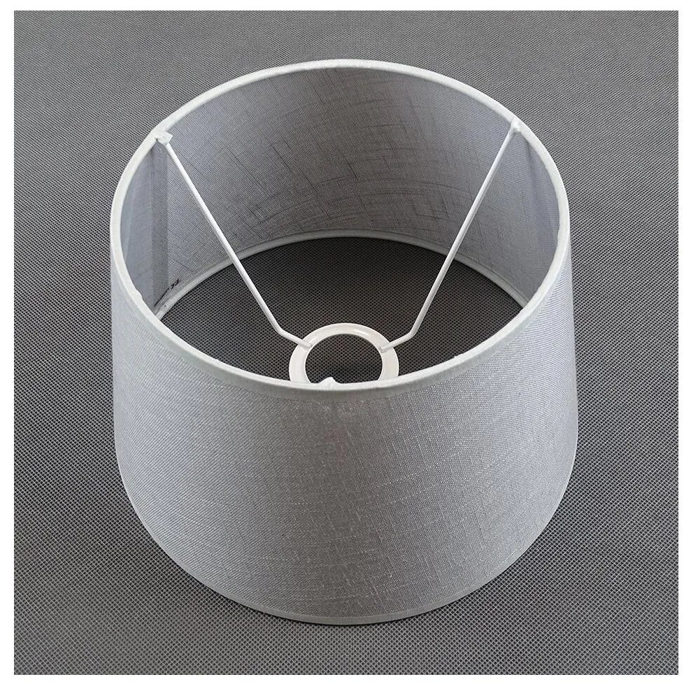 Klosz zamienny uniwersalny LORENZO E27 16x26 cm szary