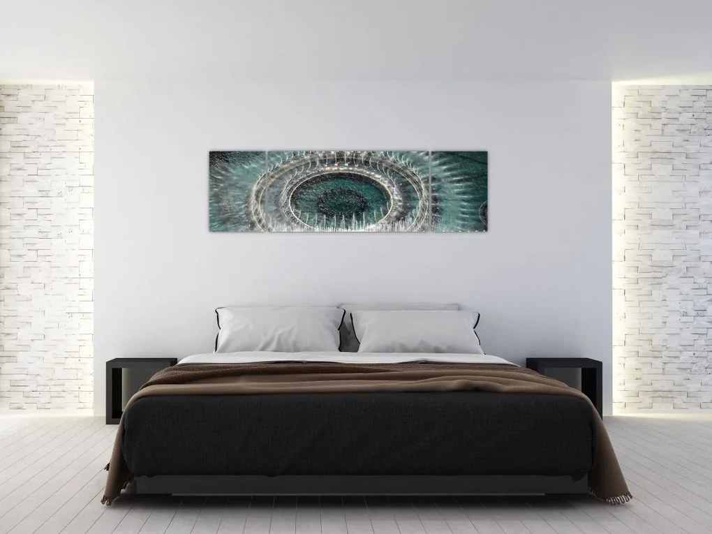 Obraz fontanny (170x50 cm)