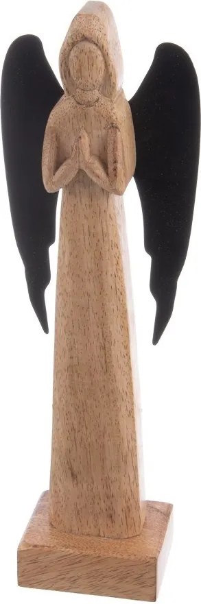 Drewniana figurka (wysokość 27 cm) Angel – Orion