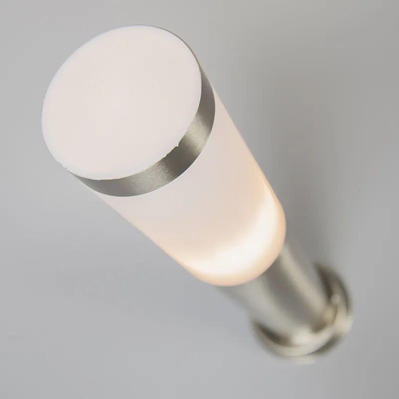 Lampa zewnętrzna stal 45cm IP44 z klinem i mufą kablową - Rox