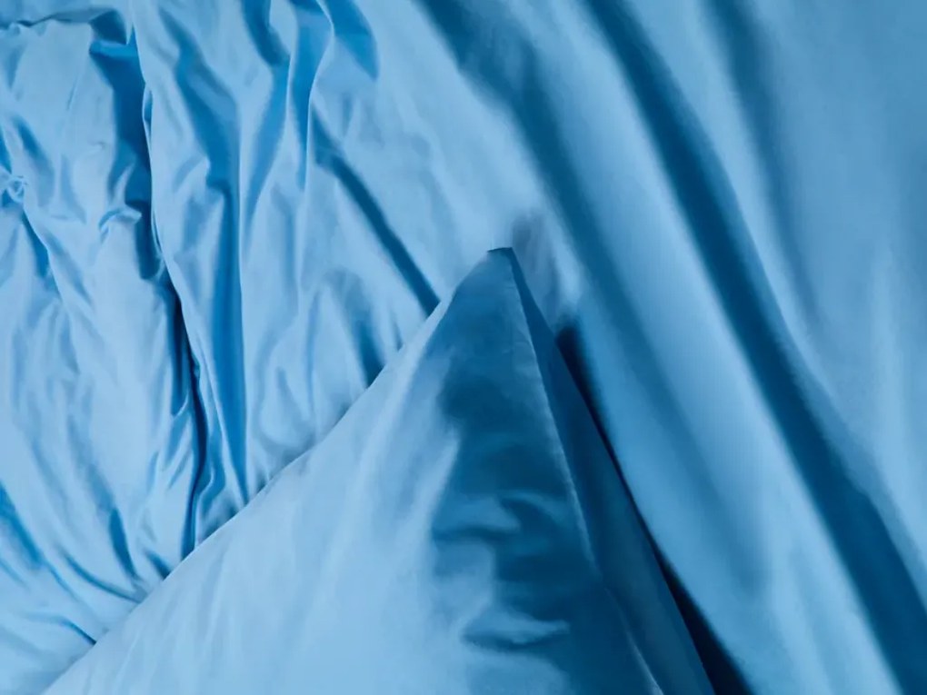 PrzytulneMieszkanie.pl PrzytulneMieszkanie.pl Bawełniana pościel CALMORA jasnoniebieska Rozmiar pościeli: 2 szt 70 x 90 cm | 160 x 200 cm