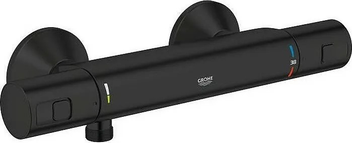 Termostatyczna bateria prysznicowa GROHE Precision Start Czarny mat 345942430
