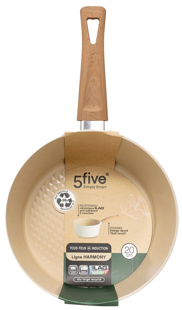 Rondelek z drewnianą rączką HARMONY, Ø 20,5 cm