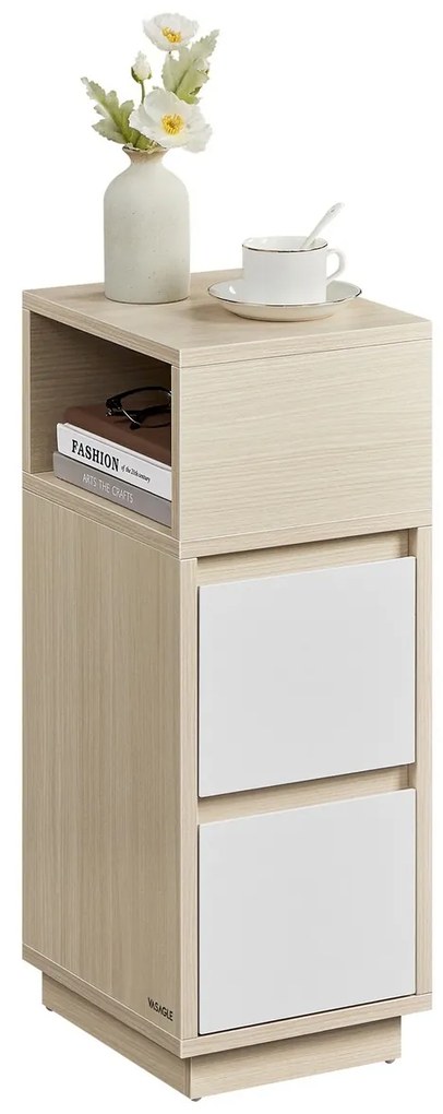 Stolik pomocniczy E1065, dąb