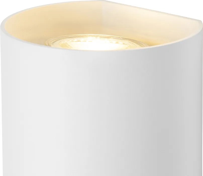 Inteligentna lampa ścienna biała okrągła w tym 2 WiFi GU10 - Sabbir