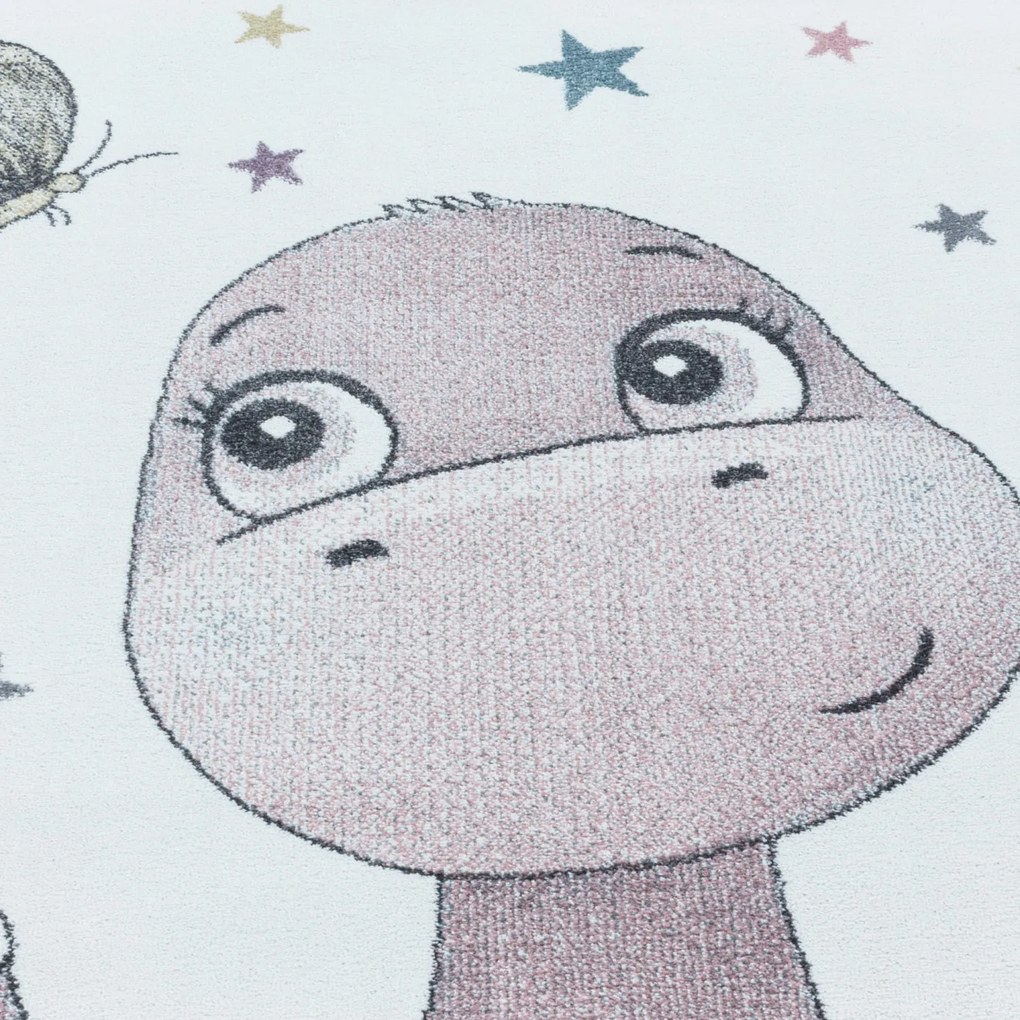 Dywan dziecięcy Funny smoczek różowy 160 cm x 230 cm