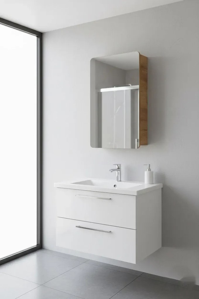 Szafka łazienkowa z lustrem W2-T23