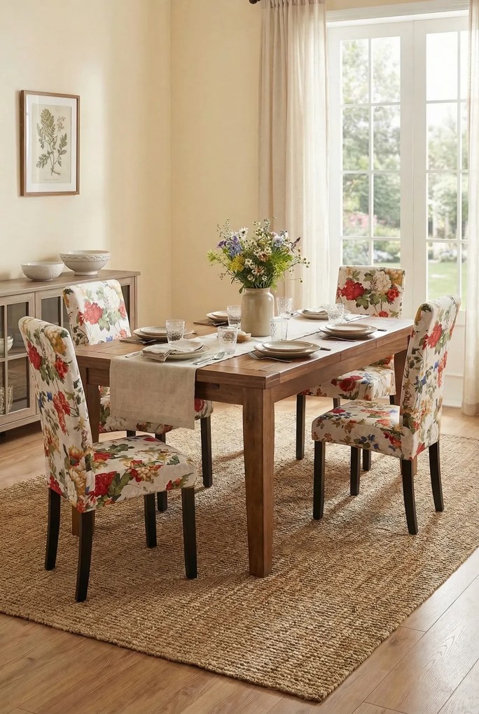 Zestaw 4 tapicerowanych krzeseł Z5-W02