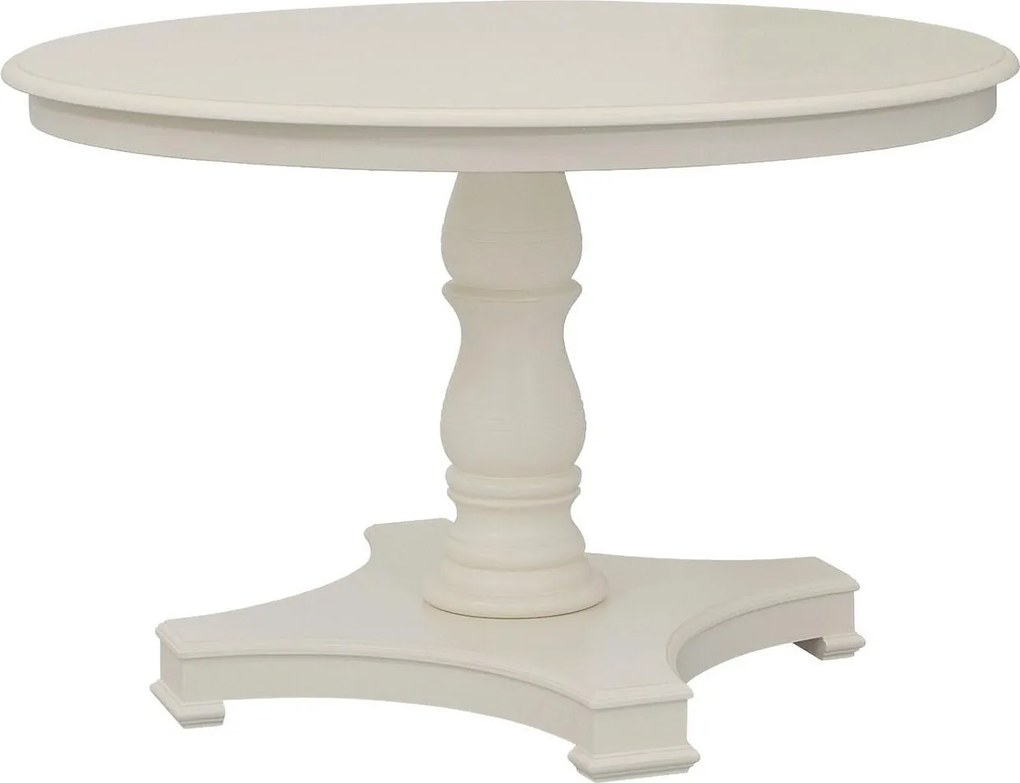 Stół 120x79x120 cm Jasny kremowy dijon di13