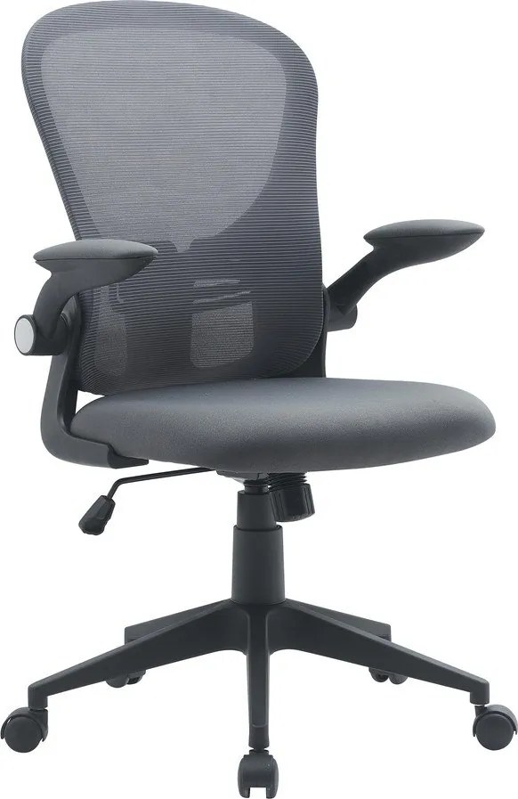 Szare tapicerowane krzesło biurowe Kempton – Yes Everyday