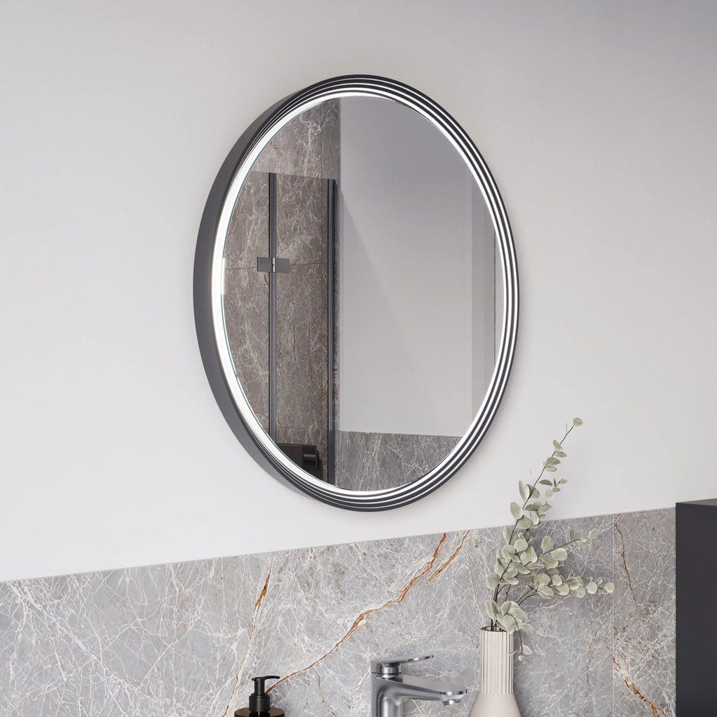 Lustro łazienkowe LED BELDIVO okrągłe - 60 cm