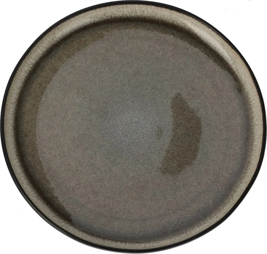 Kamionkowy talerz płytki Moss, śr. 26 cm
