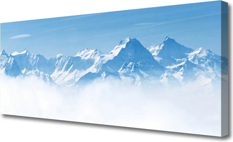 Fotoobraz na płótnie Poranna Mgła w Górach