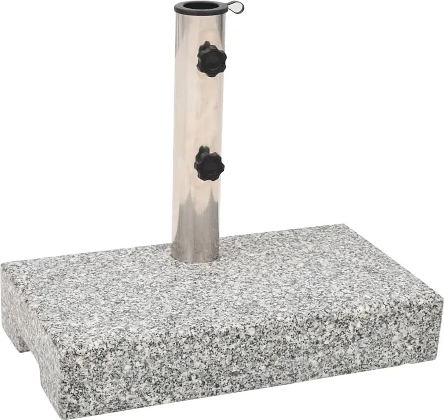 Prostokątna granitowa podstawa pod parasol D5-T34