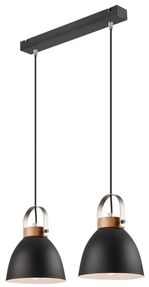 Lampa wisząca DANIELLE 2xE27/60W/230V na linkach