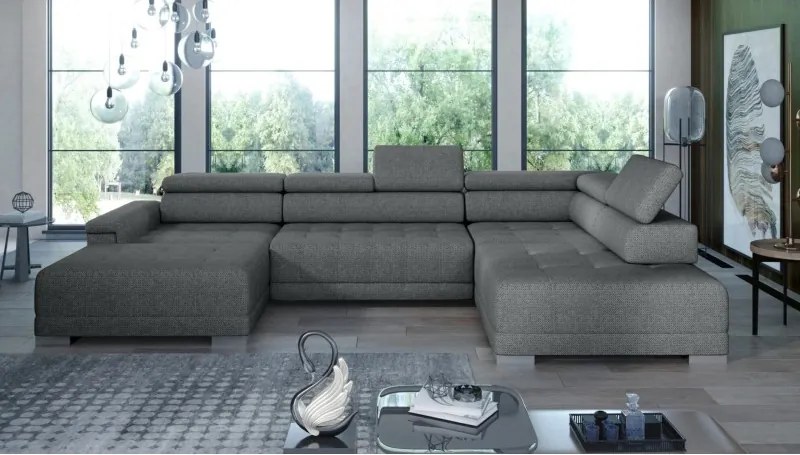 Narożnik CAMPO XL elektryczną regulacją siedziska w WERSAL