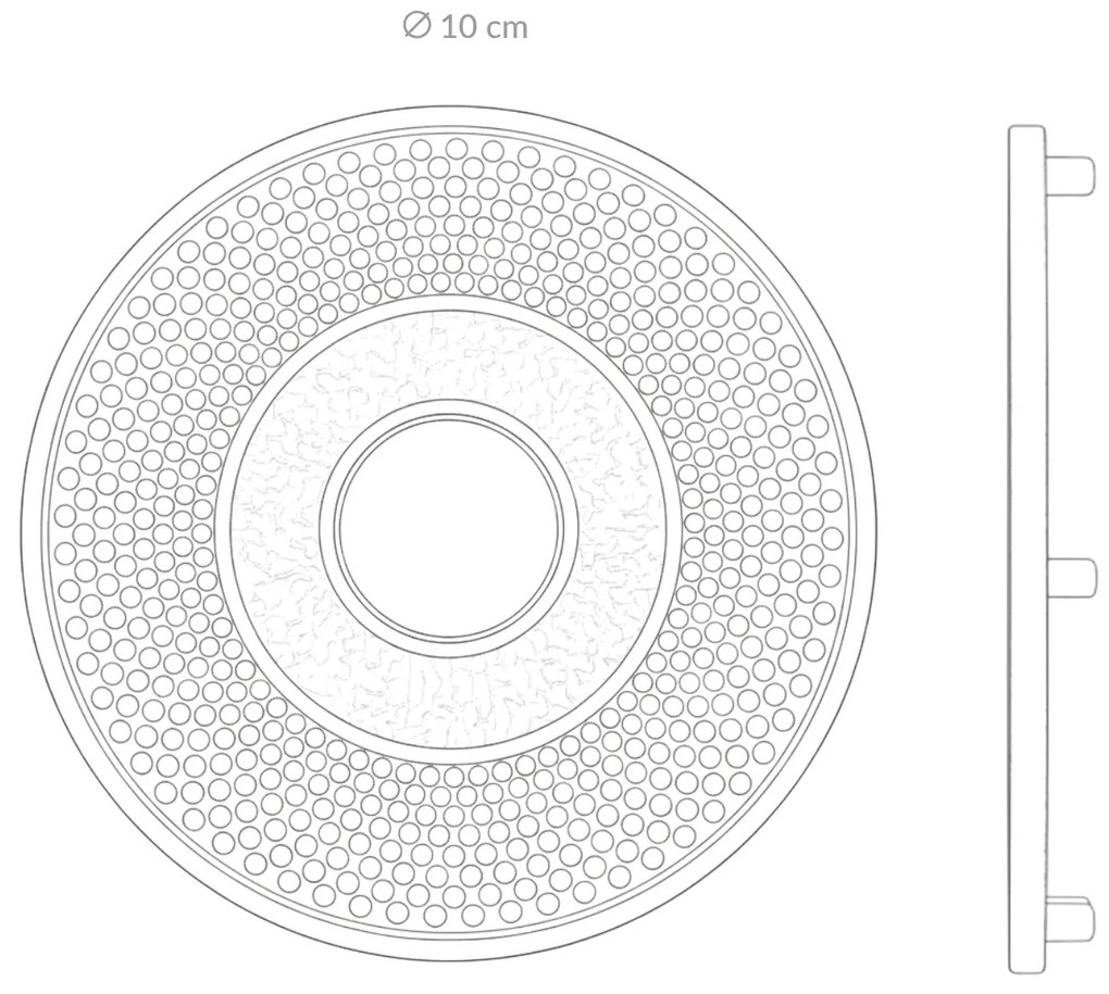 Podstawka żeliwna HOSHI, Ø 13 cm