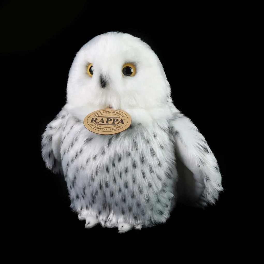 Rappa Pluszowa sowa śnieżna 18 cm ECO-FRIENDLY