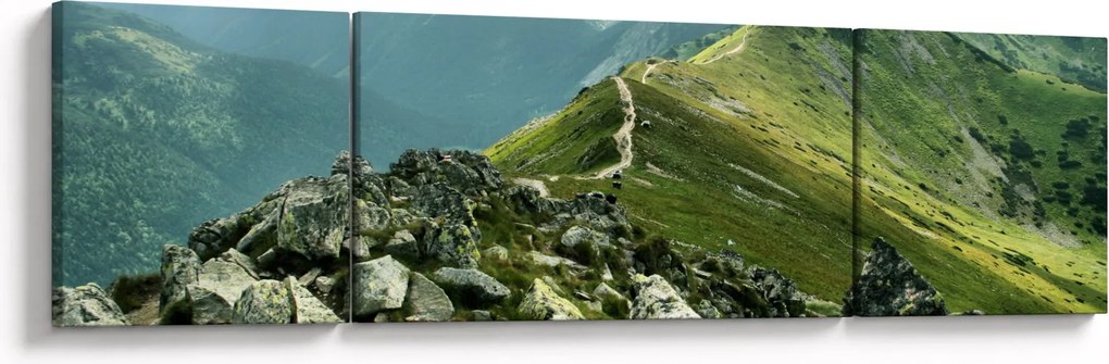 Obraz - Krajobraz górski (170x50 cm)
