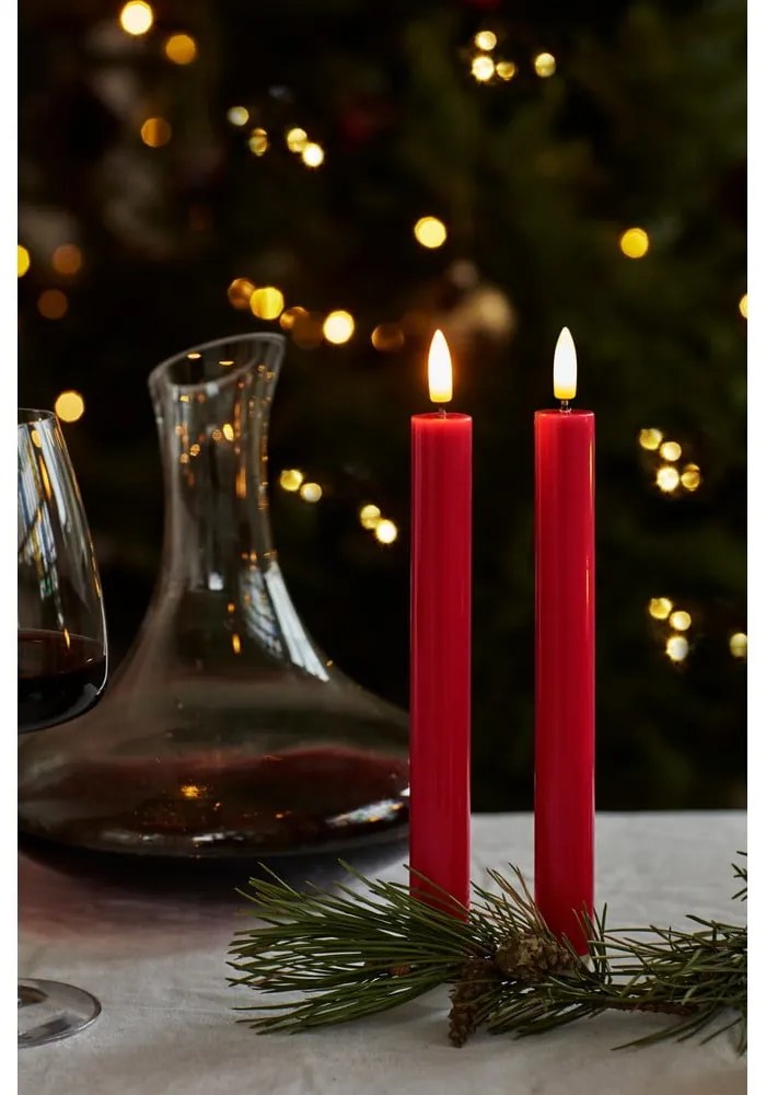 Świeczki LED zestaw 2 szt. na baterie (wysokość 22 cm) Sille – Sirius