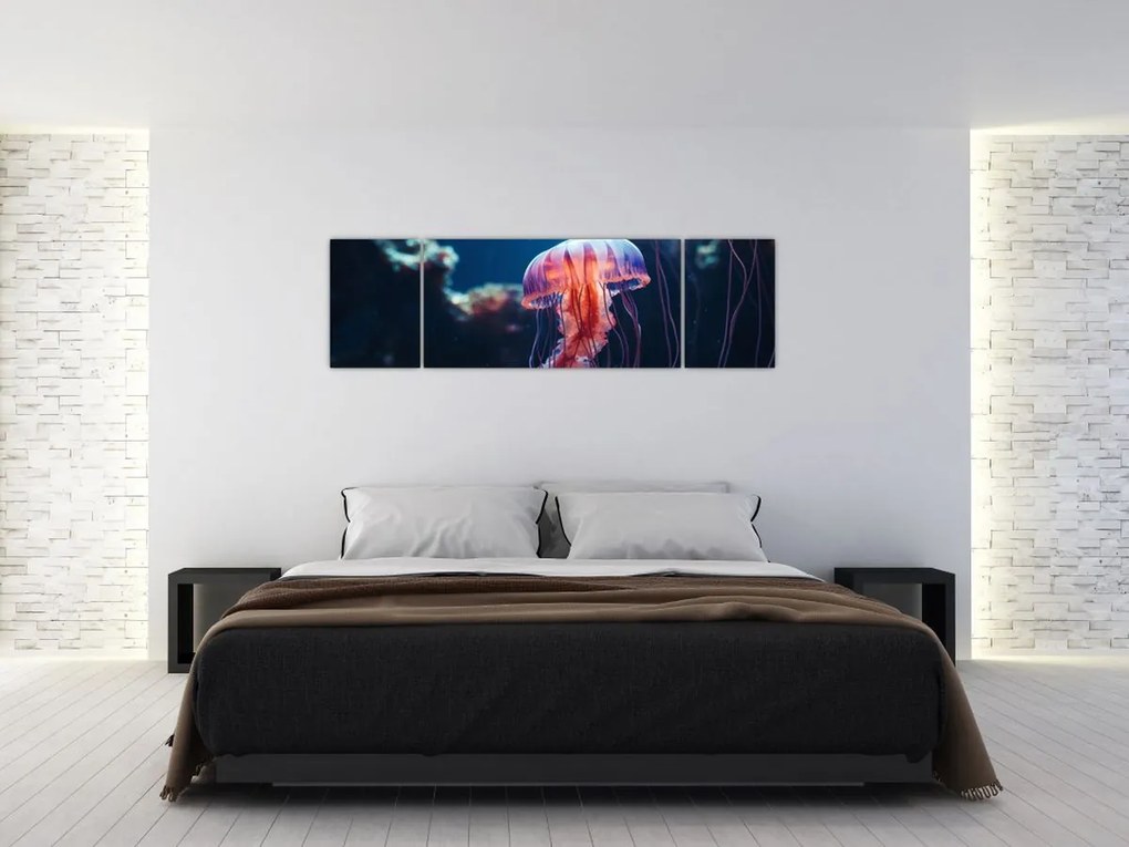 Obraz - Meduza (170x50 cm)