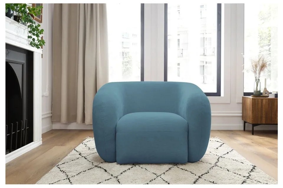 Niebieski fotel Celine – Bobochic Paris